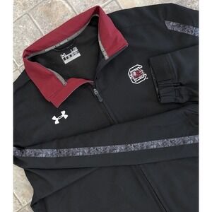 Under Armour South Carolina Gamecocks Command Jacket Black‎ Camo Large Full Zip
